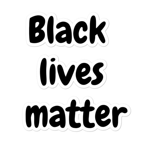 Black Lives Matter stickers