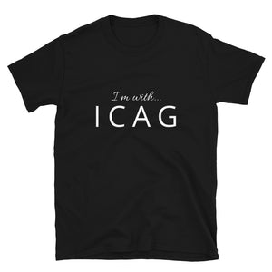 I m with icaga Unisex T-Shirt