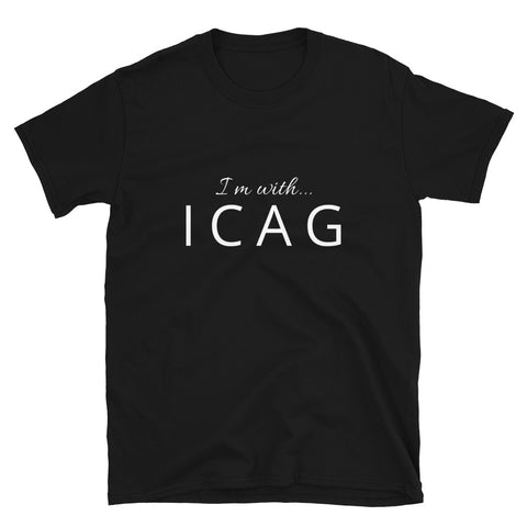 I m with icaga Unisex T-Shirt